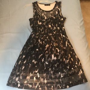 Black and White Pattern Dress